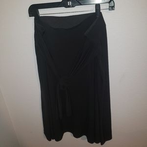 NWT Lane Bryant black matte jersey skirt